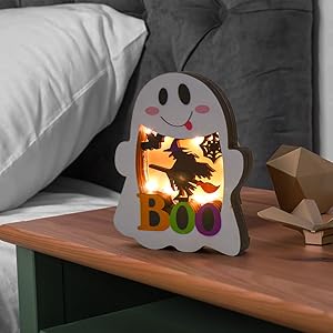 Final 3 Hours: 60%OFF🔥🧙Handmade Halloween Wooden Lighted Pumpkin for Tabletop